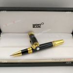 NEW UPGRADED Mont Blanc Pens For Sale J F K Black Gold Rollerball pen